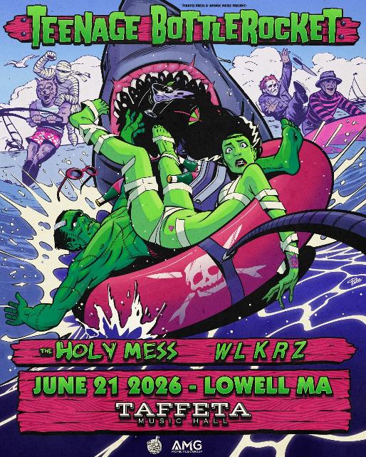 Teenage Bottlerocket, The Holy Mess, WLKRZ @ Taffeta Music Hall